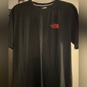 Black And red NorthFace shirt